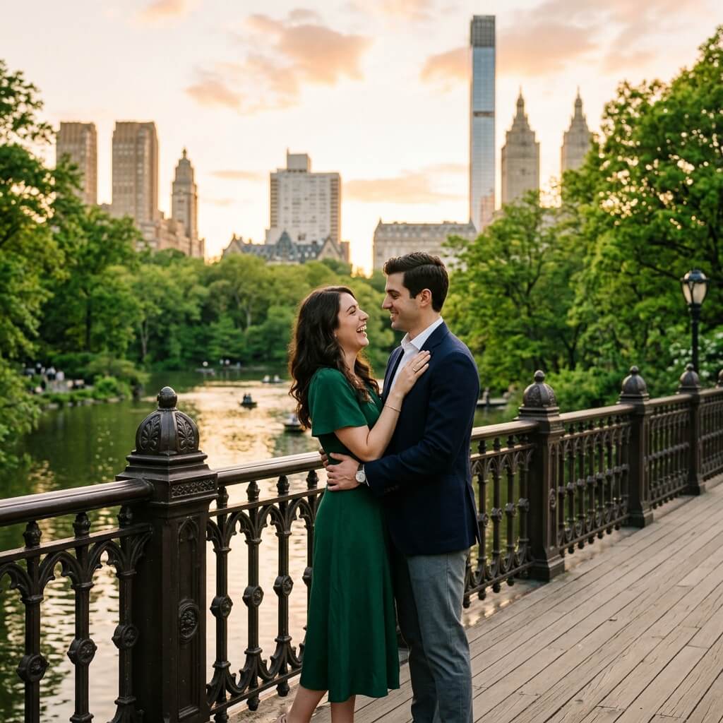 A Fairytale in the City: Central Park Engagement Photos