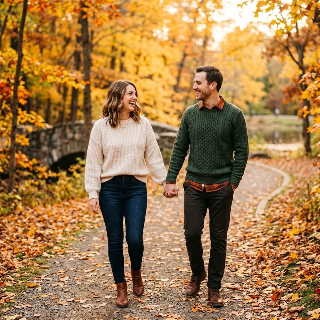 The Ultimate Guide to Fall Engagement Photo Outfits
