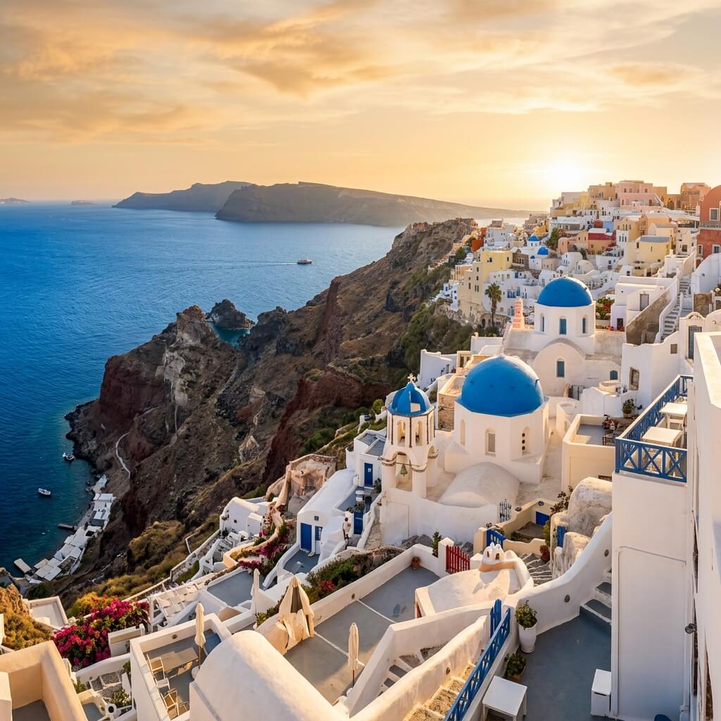 Santorini Cliffs